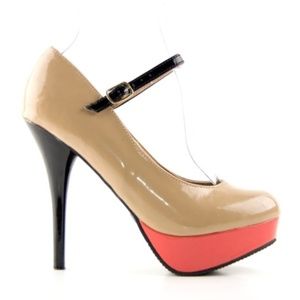 Mossimo High Heel Platform Mary Janes